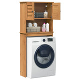 Washing Machine Cabinet with Shelf VIGO Brown and Honey Brown 4019129