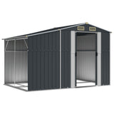 Garden Shed Anthracite 277x192.5x179 cm Galvanised Steel 3188292