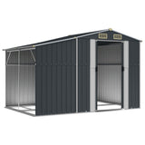 Garden Shed Anthracite 277x192.5x179 cm Galvanised Steel 3188292