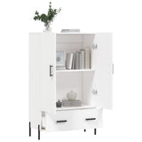 Highboard White 69.5x31x115 cm Engineered Wood 828244