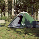 ZNTS Camping Tent Dome 4-Person Green Waterproof 94769