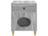 Cat House Grey Sonoma 72 x 42.5 x 70 cm Engineered Wood 8000686