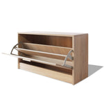 ZNTS Shoe Storage Bench Oak 80x24x45 cm 243049