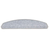 Stair Mats 20 pcs 65x24x4 cm Light Grey Half Round Large 3365792
