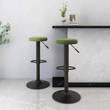 Bar Stools 2 pcs Light Green Velvet 333145