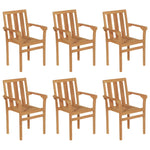 ZNTS 7 Piece Garden Dining Set Solid Teak Wood 3059600