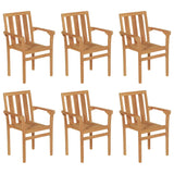 ZNTS 7 Piece Garden Dining Set Solid Teak Wood 3059600