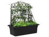 Planter Trellis Anthracite 58 x 29 x 78 cm PP 42033398