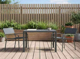 Outdoor Furniture Set 3 pcs Anthracite Steel 3422869