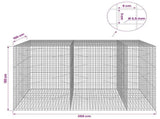 Gabion with 3.5 mm Wire and 5x5 cm Mesh 250x100x150 cm 3462455