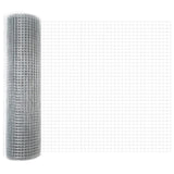 ZNTS Welded Wire Fence with 13 Posts 0.6x25 m Galvanised Steel 3351601