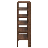 Shoe Rack Brown Oak 61x32x105 cm Engineered Wood 859866