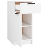 Desk Cabinet White 33,5x50x75 cm Engineered Wood 811502