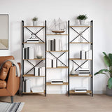 Bookshelf Artisan Oak 156 x 25 x 167 cm Engineered Wood 868346