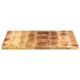 Table Top 70x70x2.5 cm Square Solid Wood Rough Mango 371341
