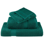 ZNTS Premium Sauna Towels SOLUND 2 pcs Green 80x200 cm 600 gsm 137338