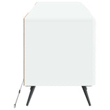 LED TV Cabinet White Engineered Wood 897565
