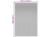 Insect Door Curtain Palm Tree Print 100x200 cm Bamboo 4017445