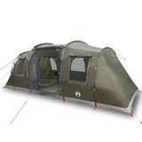 Camping Tent Tunnel 4-Person Olive Green Waterproof 4009413