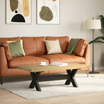 Coffee Table NOAIN X-Shaped Legs 120x60x40 cm Solid Wood Pine 4100034