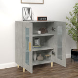Sideboard Concrete Grey 69.5x34x90 cm Engineered Wood 812118