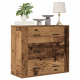 Sideboard Old Wood 80x33x70 cm Engineered Wood 857085