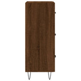 Sideboard Brown Oak 34.5x34x90 cm Engineered Wood 828603
