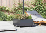 Parasol Base Manual Anthracite 45 x 45 x 45 cm Steel 42010368