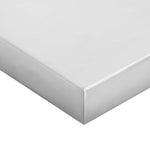 Wall Shelves 2 pcs 100x30x3 cm Silver Stainless Steel 30279
