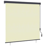 Roller Blind Cream 180 x 250 cm Fabric and Aluminum 362085
