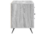 Sideboard Grey Sonoma 89 x 34.5 x 60 cm Engineered Wood 895581