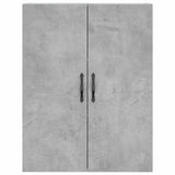 Highboard Concrete Grey 69.5x34x180 cm Engineered Wood 3198077