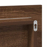Mirror Brown oak 80 x 37 cm Glass and Engineered Wood 863305