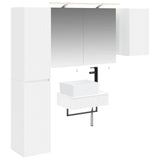 Bathroom Furniture Set 5 pcs White 33 x 34.5 x 160 cm 3407263