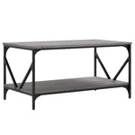 ZNTS Coffee Table Grey Sonoma 90x50x45 cm Engineered Wood 835387