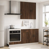 Kitchen Unit LUCCA 5 pcs Brown Oak Engineered Wood 3438272