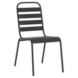 Garden Dining Set Anthracite Steel 3187991
