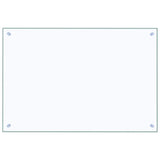 Kitchen Backsplash 2 pcs Transparent 90 x 60 cm Tempered Glass 3415430