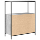 Bathroom Cabinet with Shelves Grey Sonoma 76.5x35x95 cm 861920