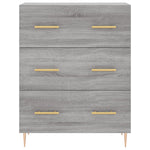 Highboard Grey Sonoma 69.5x34x180 cm Engineered Wood 3189371