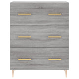 Highboard Grey Sonoma 69.5x34x180 cm Engineered Wood 3199743