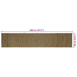 Area Rugs Black 60 x 400 cm Jute 42010734