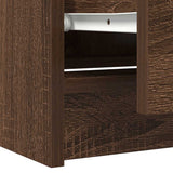 TV Cabinet Brown Oak 60x35x54 cm Engineered Wood 861784