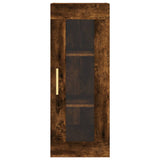 Wall Mounted Cabinet Smoked Oak 34.5x34x90 cm 828905