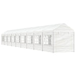 Gazebo with Roof White 20.07x2.28x2.69 m Polyethylene 3155485