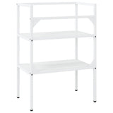 Bathroom Washbasin Frame White 59x38x83 cm Iron 338485