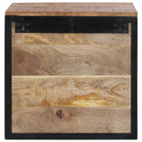 ZNTS Bedside Cabinet 40x35x40 cm Solid Wood Mango 358913