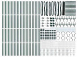 Welded Wire Fence with Spikes 100 x 1.4 m 3353175