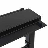 Dumbbell Rack Black 99 x 45 x 95.5 cm Powder-Coated Steel 42002574