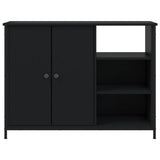 Sideboard Black 100x33x75 cm Engineered Wood 835549